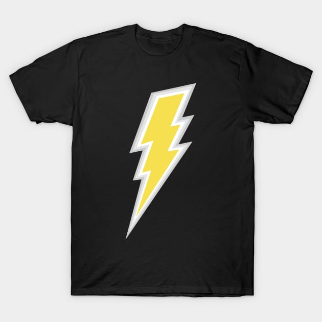 Illuminating Lightning Bolt T-Shirt by Michael Moreno